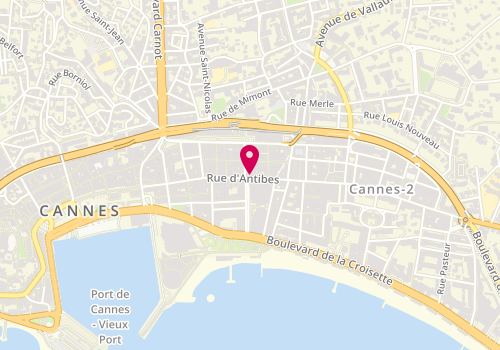 Plan de CABASSO Jacques, 53 Rue d'Antibes, 06400 Cannes