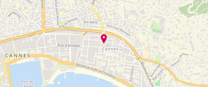 Plan de SCHAEFTER Régine, 6 Rue Jean Daumas, 06400 Cannes