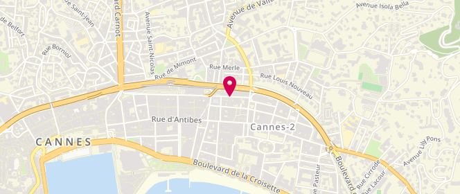 Plan de RINALDI Christian, 46 Rue Jean Jaurès, 06400 Cannes