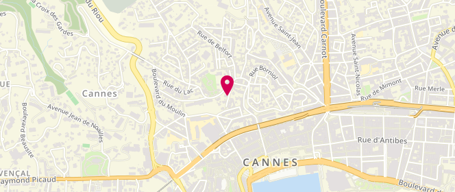 Plan de HENRY Dominique, 13 Rue de la Marne, 06400 Cannes