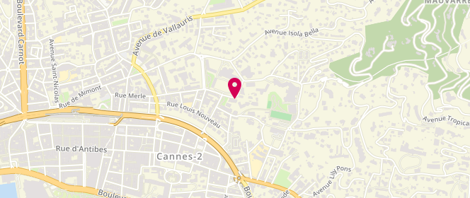 Plan de COLTRI Anna Maria, 32 Boulevard Montfleury, 06400 Cannes