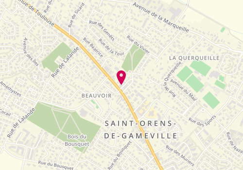 Plan de JOVER Nathalie, 1 Place de la Poste, 31650 Saint-Orens-de-Gameville