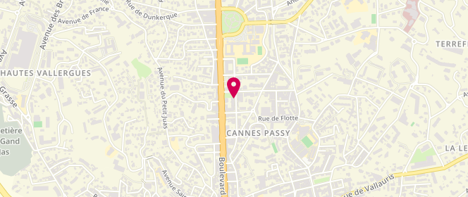 Plan de D'ANGELO Laetitia, 20 Rue Shakespeare, 06400 Cannes