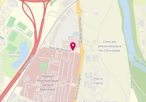 Plan de LAUMOND Grégoire, 45 Rue de Gironis, 31100 Toulouse