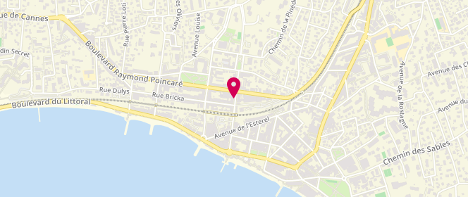 Plan de LIONS Muriele, 6 Avenue Amiral Courbet, 06160 Antibes