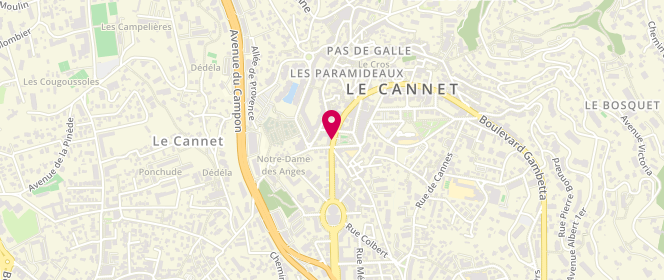 Plan de PETROS Benoît, 48 Boulevard Sadi Carnot, 06110 Le Cannet