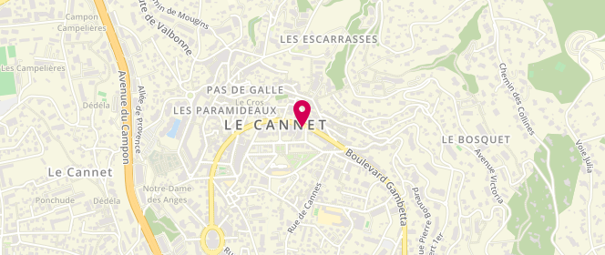 Plan de SICSIC Alain, 19 Boulevard Sadi Carnot, 06110 Le Cannet
