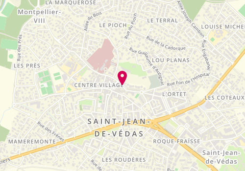 Plan de HUET Rémi, 8 Avenue Georges Clémenceau, 34430 Saint-Jean-de-Védas