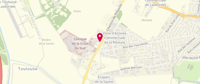 Plan de BENSAFI Hocine, 52 Bis Chemin de Ribaute, 31130 Quint-Fonsegrives