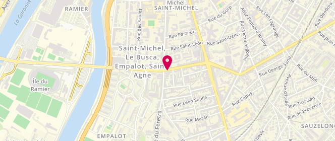 Plan de VERRET Lucie, 40 Boulevard des Recollets, 31400 Toulouse