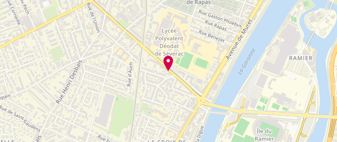 Plan de DARCOURT-LEZAT Patrick, 37 Boulevard Déodat de Sévérac, 31300 Toulouse