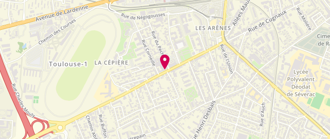 Plan de DUBOS Céline, 387 Route de Saint Simon, 31082 Toulouse