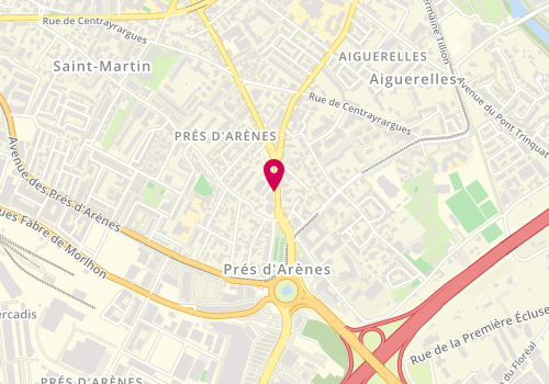 Plan de ROLLÉ CATHERINE Bernard, 158 Avenue de Palavas, 34070 Montpellier