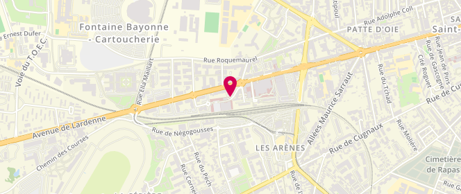 Plan de BERNARD-MARTY Chantal, 1 Rue de la Petite Vitesse, 31300 Toulouse