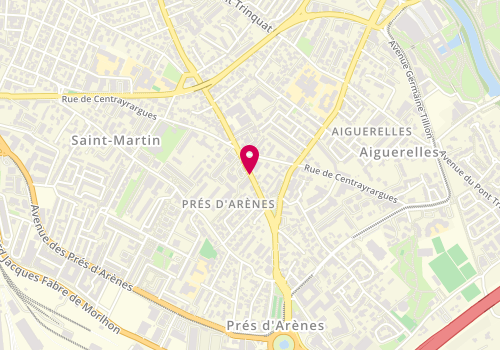 Plan de NOEL Béatrix, 134 Avenue de Palavas, 34070 Montpellier