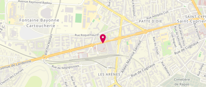 Plan de ANDRIEU Damien, 45 Avenue de Lombez, 31076 Toulouse