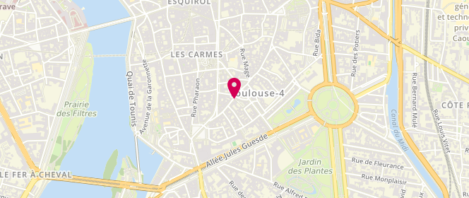 Plan de CHRISTOL Anne, 24 Grande Rue Nazareth, 31000 Toulouse