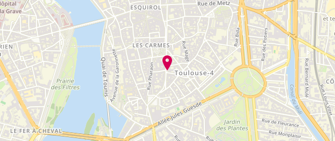 Plan de MOLES DURAND Marie France, 26 Rue du Languedoc, 31000 Toulouse