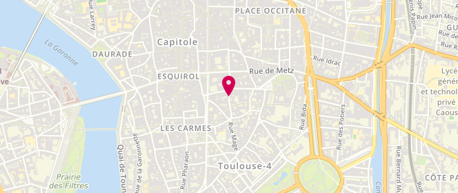 Plan de RALISON Jacqueline, 7 Rue Tolosane, 31000 Toulouse