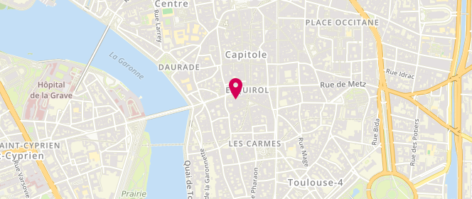 Plan de COLAS Claudine, 32 Rue des Marchands, 31000 Toulouse