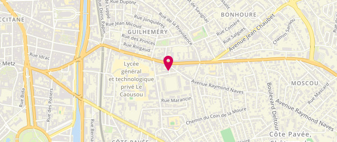 Plan de GIMENEZ Laetitia, 1 Avenue Louis Blériot, 31500 Toulouse