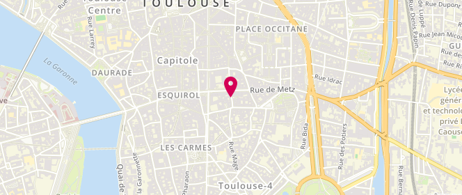 Plan de CHALIES Séverine, 7 Rue des Arts, 31000 Toulouse