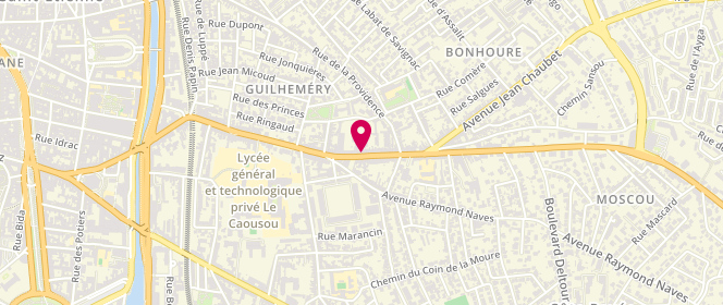 Plan de BORDAUX Isabelle, 87 Avenue Camille Pujol, 31500 Toulouse