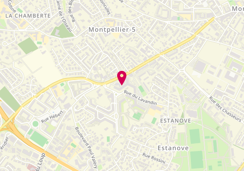 Plan de MONTGILBERT Yannick, 10 Rue de l'Escoutadou, 34070 Montpellier