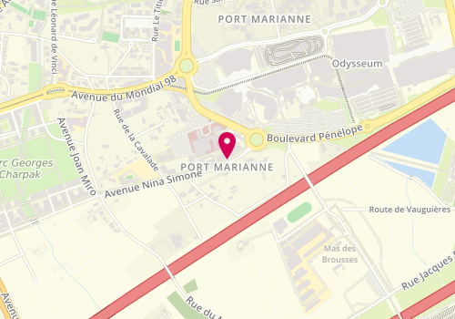 Plan de LÉON Piera, 120 Avenue Nina Simone, 34000 Montpellier