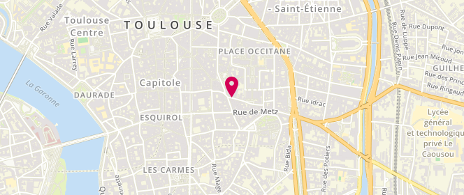 Plan de POITEVIN Jérôme, 1 Rue d'Astorg, 31000 Toulouse