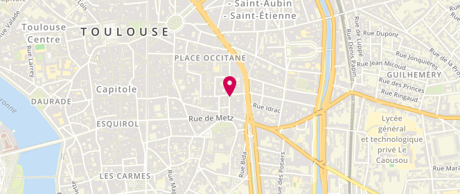 Plan de BABIN Thierry, 14 Rue du Rempart Saint Etienne, 31000 Toulouse