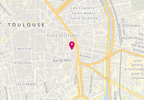 Plan de Mahé-GUIBERT Anne, 11 Rue Delpech, 31000 Toulouse