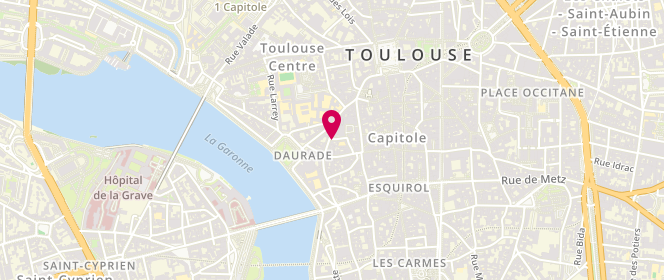 Plan de DUPONT Paul, 2 Rue du Prieure, 31000 Toulouse