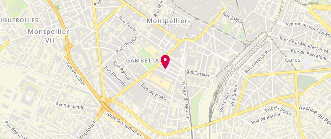 Plan de BAUVAIS Céline, 6 Rue Carlencas, 34000 Montpellier