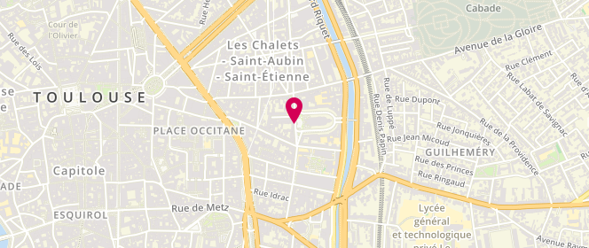 Plan de GUIRAUD-CHAUMEIL Cécile, 37 Rue Pierre Paul Riquet, 31000 Toulouse