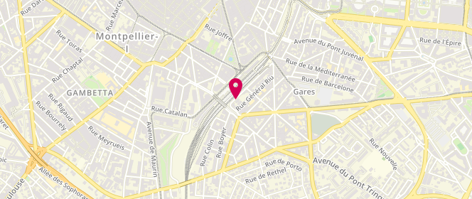 Plan de CAVAILLES-GUIBRETEAU Michèle, 29 Rue des 2 Ponts, 34000 Montpellier