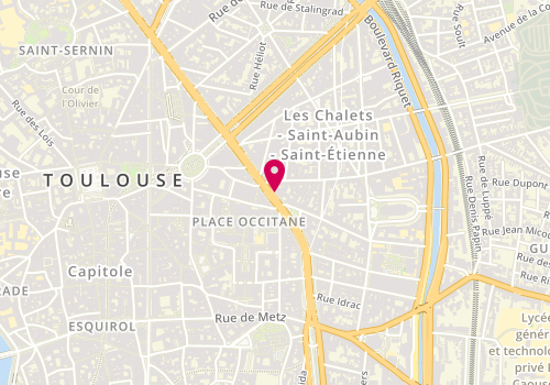 Plan de SALADIN André-Marie, 38 Boulevard Carnot, 31000 Toulouse
