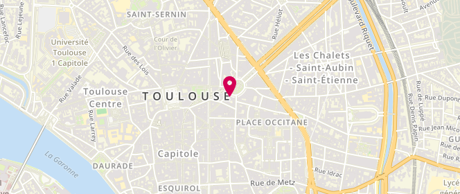 Plan de ROYER Monique, 7 Place du President Thomas Wilson, 31000 Toulouse
