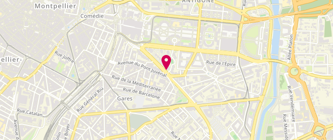 Plan de FAGES Lisbeth, 595 Avenue des États du Languedoc, 34000 Montpellier