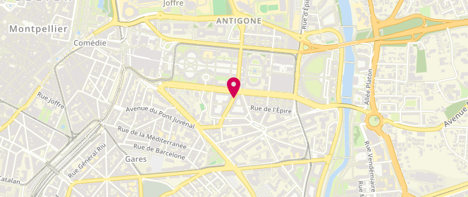 Plan de RIBEREAU Diana, 419 Rue Leon Blum, 34000 Montpellier