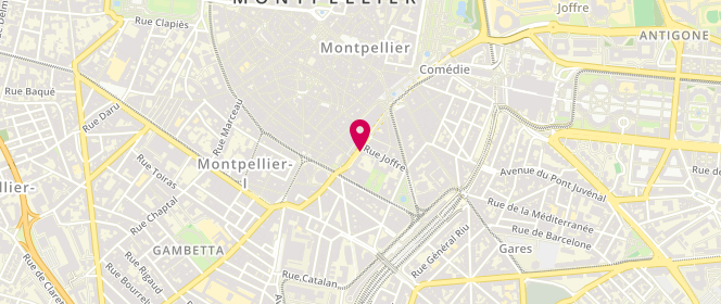 Plan de NICKLES Isabelle, 10 Boulevard Victor Hugo, 34000 Montpellier