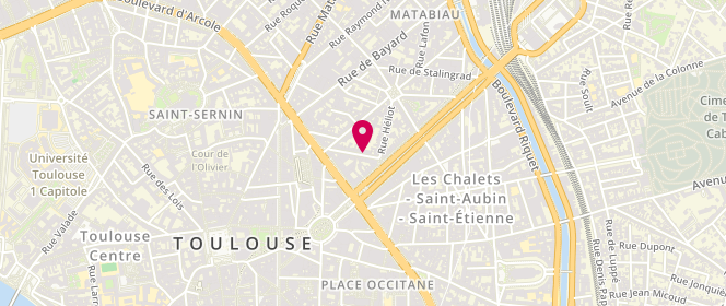 Plan de MONTAIGNE Emmanuelle, 6 Rue Dalayrac, 31000 Toulouse
