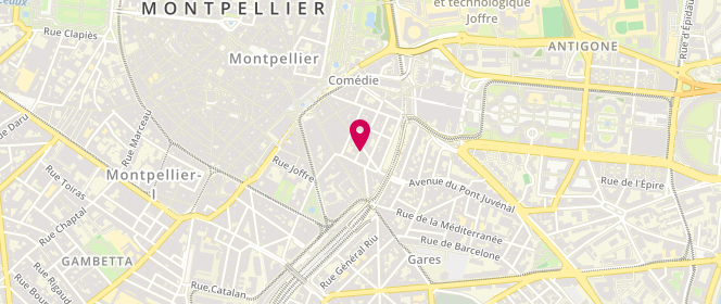 Plan de DAUSSY Damien, 2 Bis Rue Mareschal, 34000 Montpellier