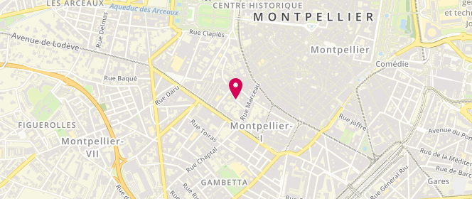 Plan de RAPOPORT Béatrice, 5 Rue du Général René, 34000 Montpellier