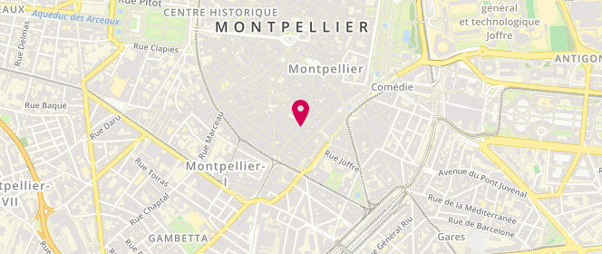Plan de DOSSA Catherine, 38 Grand Rue Jean Moulin, 34000 Montpellier