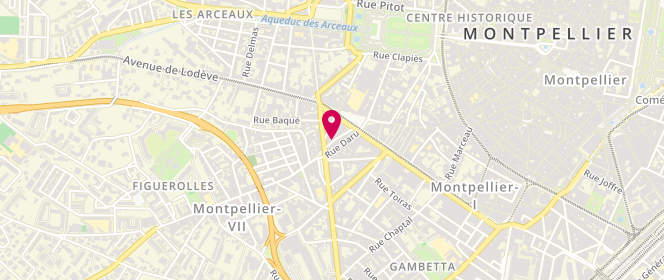 Plan de SOMRANI Alain, 16 Rue du Faubourg Figuerolles, 34070 Montpellier