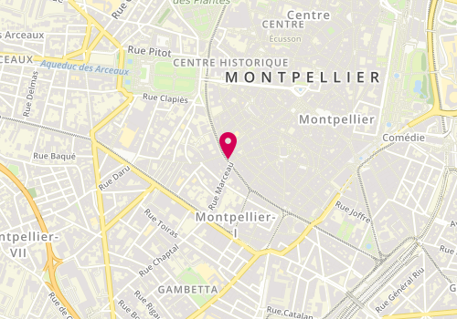 Plan de MAGNIER Florent, 3 Boulevard Jeu de Paume, 34000 Montpellier
