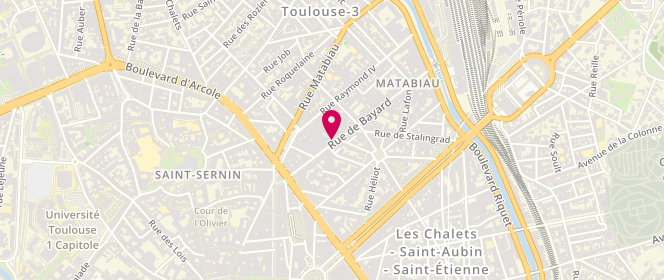 Plan de MALLAEVA Zara, 19 Rue de Bayard, 31000 Toulouse