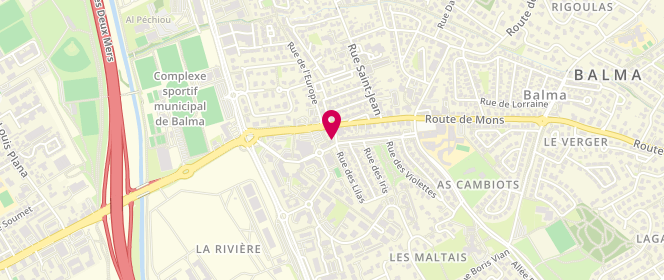 Plan de FELICE François, 33 Rue des Lilas, 31130 Balma