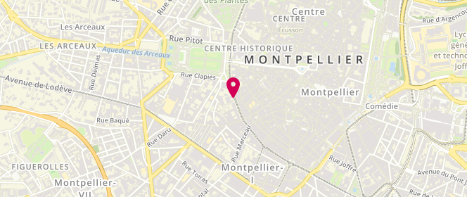 Plan de SANTONJA Valérie, 6 Boulevard Ledru Rollin, 34000 Montpellier